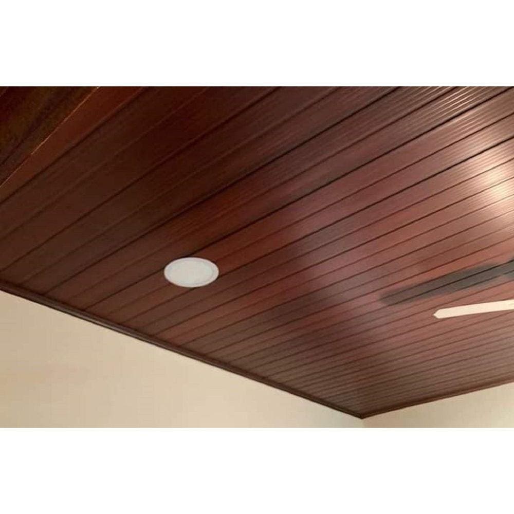 Emenda Rígida Pvc Perfil H 1,3mm X 4,8cm X 3m Permatti Mogno
