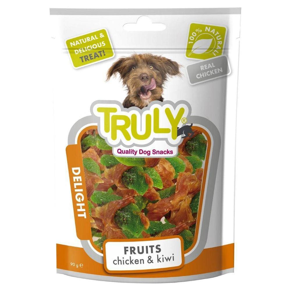 Truly Delight Petisco Para Cães Frango E Kiwi - 90G