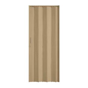 Porta Sanfonada Pvc Plastporta 210x60cm Plastporta Bcf Carvalho Prata