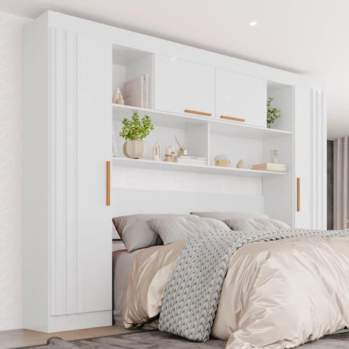 imagem-Guarda-roupa Modulado 4 Portas Apolo Branco
