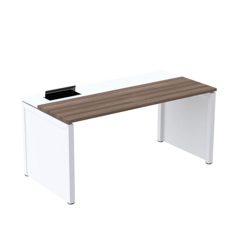 Plataforma Simples 160x792 Pscpp160/792/1 Pessoa Walnut/Branco