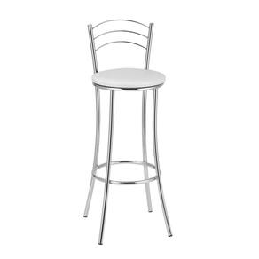 Banqueta para Cozinha Bc26/a A102 Cromado/Branco