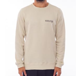 Moletom Hurley Careca Square WT24 Masculino Areia