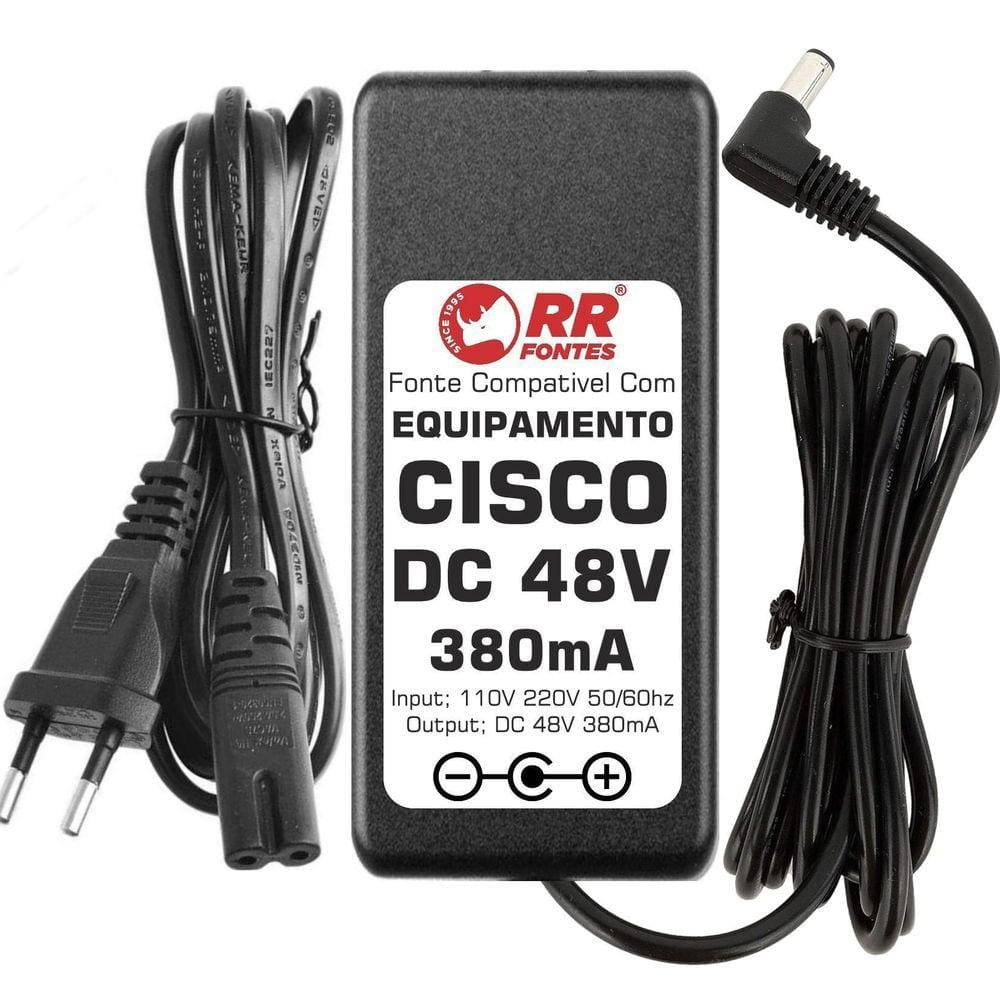 Fonte 48V Para Telefone Ip Voip E Aironet Access Point Cisco