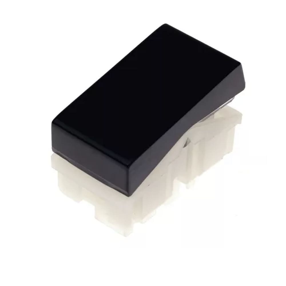 Modulo Interruptor Simples 10A 250V Preto 51000.2A - Pezzi