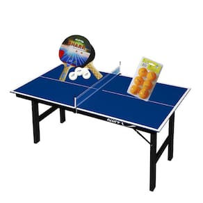 MINI MESA PING PONG Júnior MDP 12mm 1003 KLOPF + Kit 5055 + Kit 6 Bolinhas Laranja