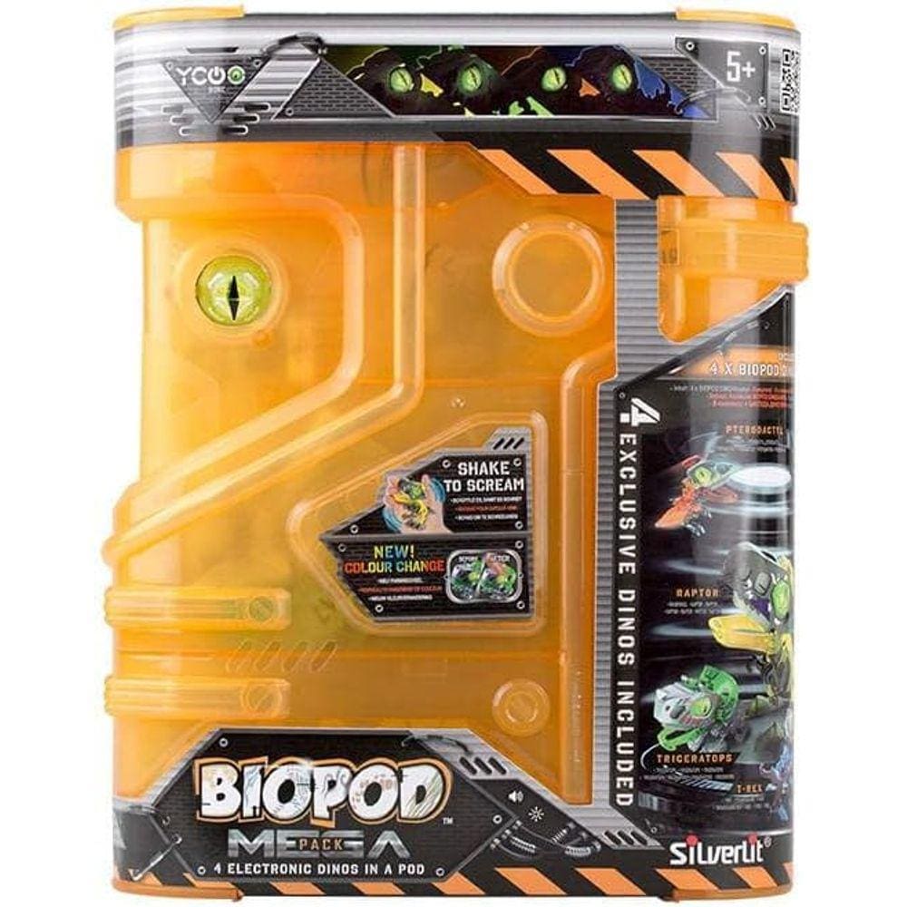 Biopod Mega Pack 4 Dinossauros Ediçao Batalha Fun F0093-5