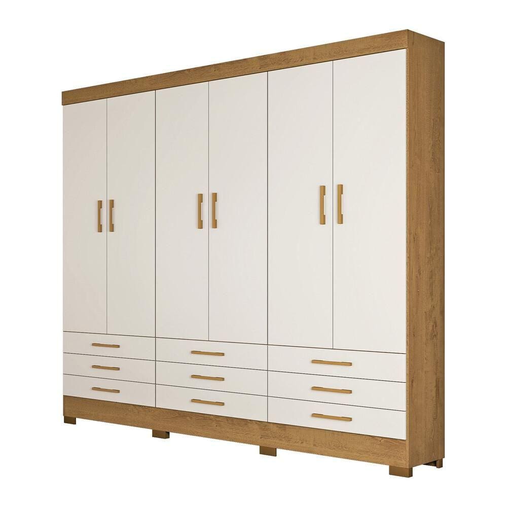 Guarda-Roupas 6 Portas e 9 Gavetas Multimóveis CR35122