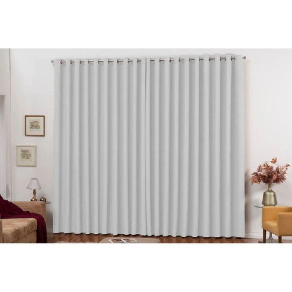 Cortina Em Tecido Blackout 70% - 2,30 Altura - Cor 01