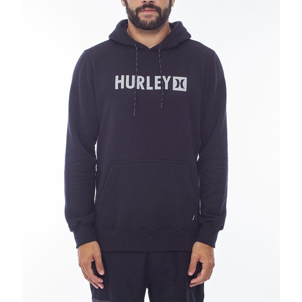 Moletom Hurley Canguru Square WT24 Masculino Preto