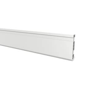 Kit Rodapé de Pvc 10 Barras Frisadas de 10cmx15mmx2,40m Com 24 Metros Lineares Permatti