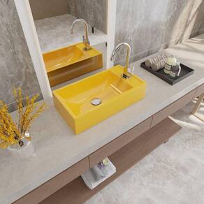 Kit Cuba Rl545 Roma com Válvula Click Amarelo