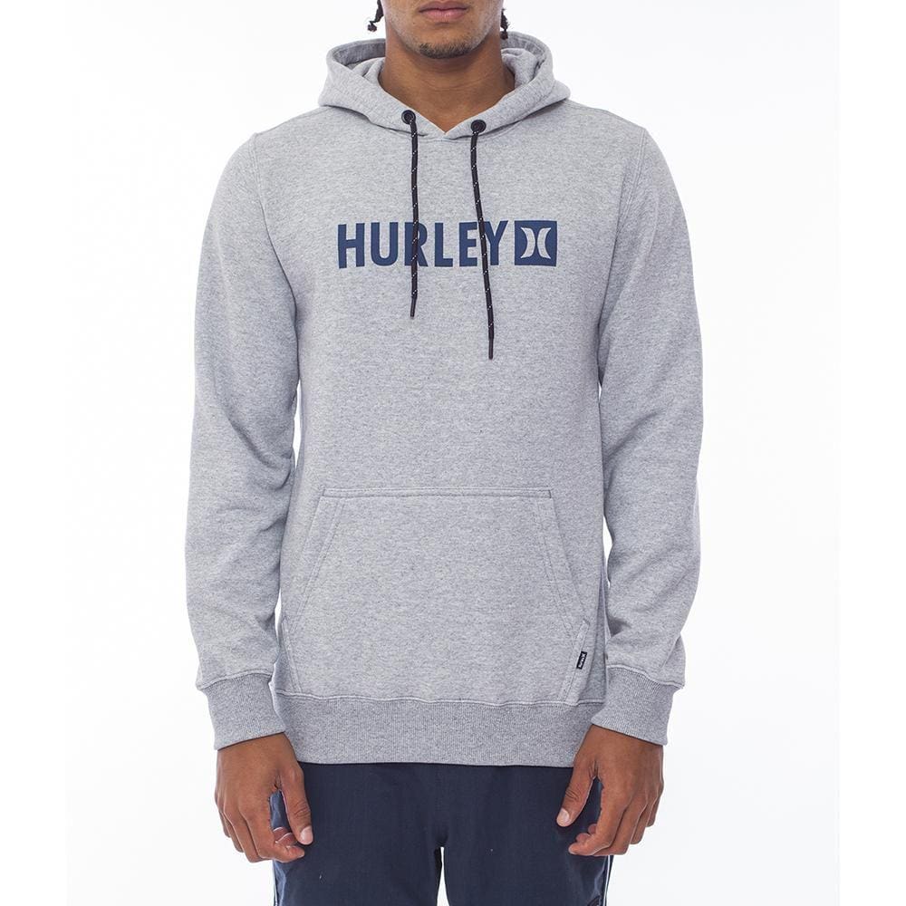 Moletom Hurley Canguru Square WT24 Masculino Mescla Cinza