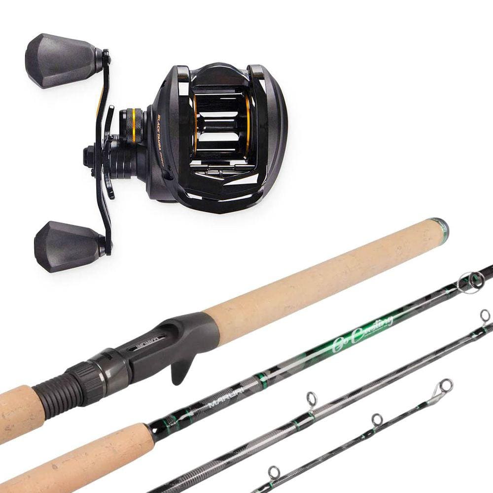 Kit Carretilha Black Tamba Pro + Vara Go Casting 2,13m 40Lbs