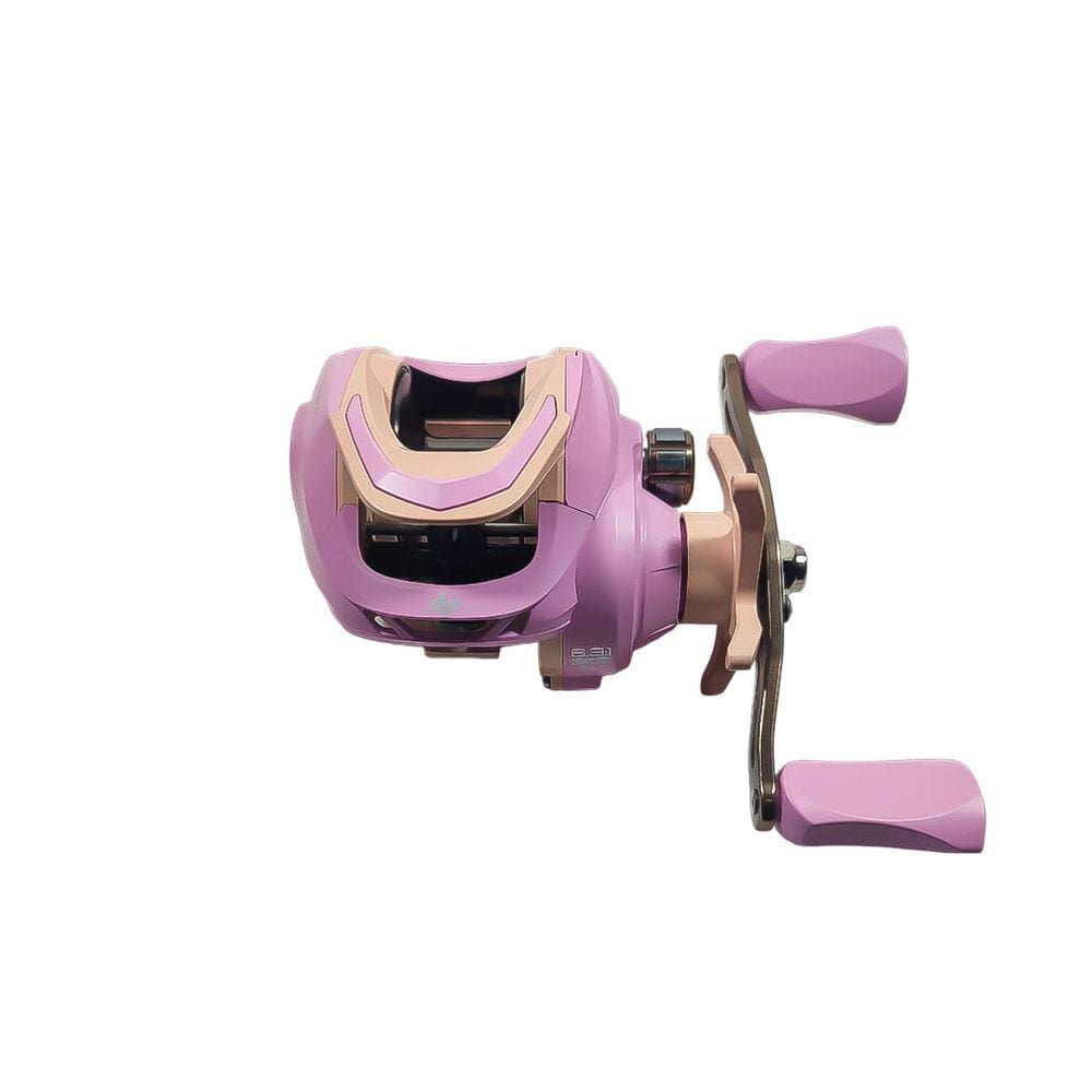 Carretilha Pesca Esportiva Albatroz S22 Pink (Rosa) 6 Rolamentos 6.3:1 Drag 7 kg