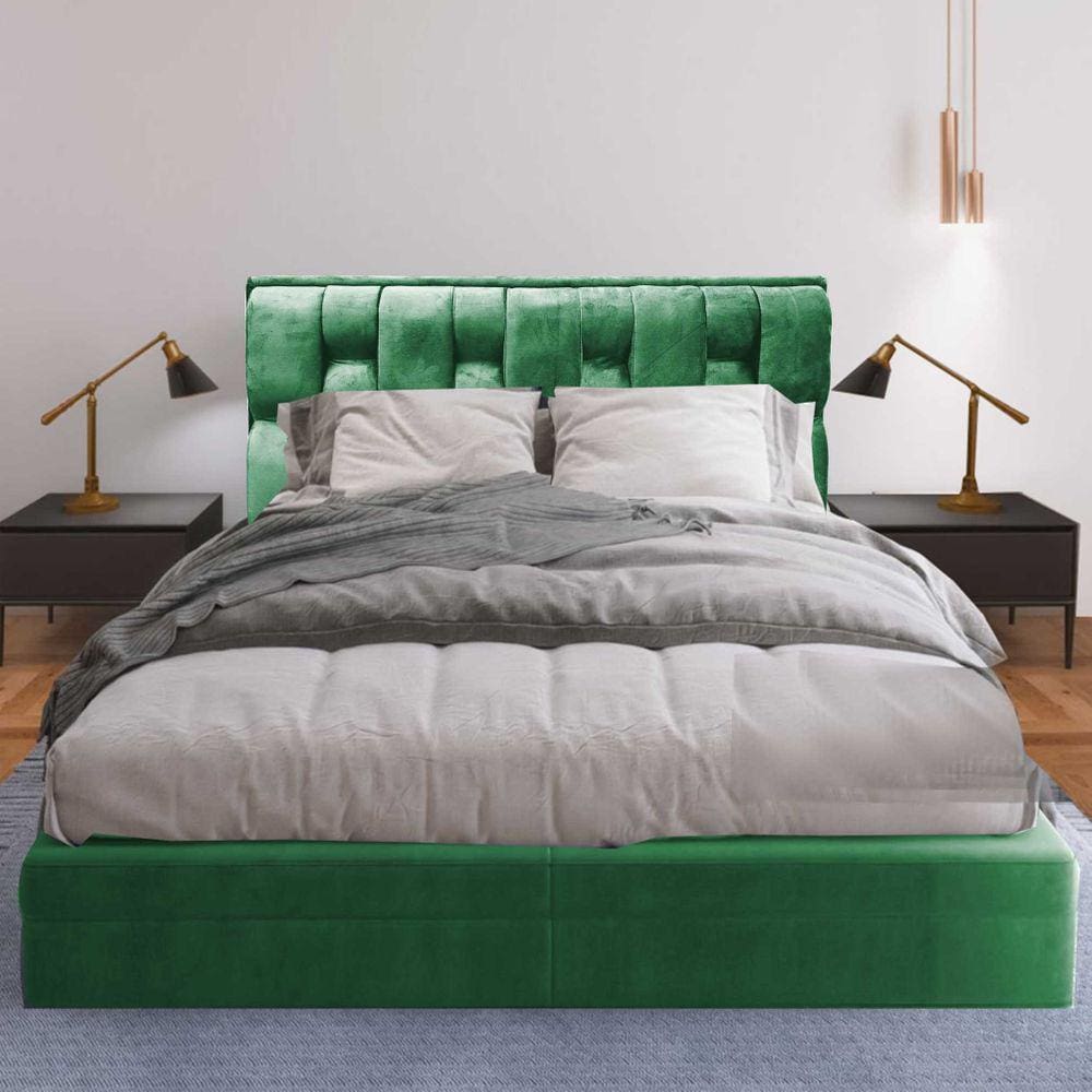 Cabeceira Cherie Suede 190 Verde