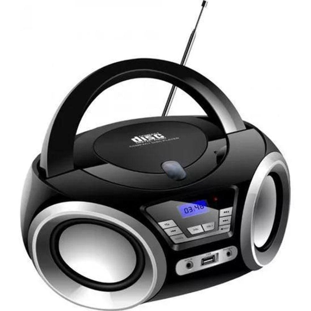 Toca Cd Portátil Bluetooth Megastar Mp-1842Bt