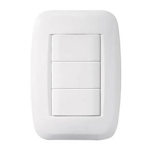 Placa Cega 2X4 com Suporte Branca 50129 Classica - Pezzi