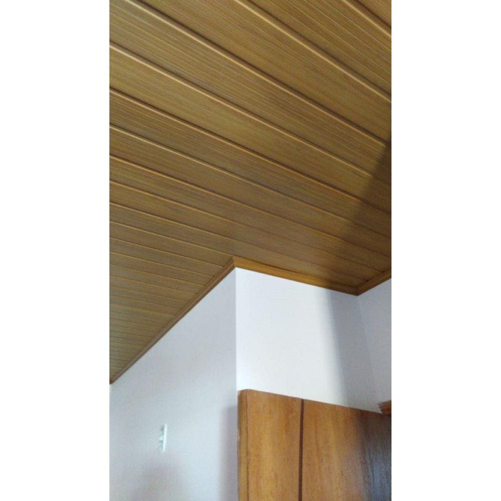 Forro de Pvc 8mm X 20cm X 3m com 6m² por Caixa Permatti - caixa com 6 Unidade - Cerejeira