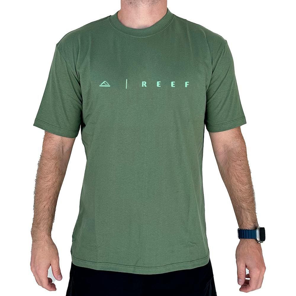 Camiseta Reef Sugarcane Masculina Verde