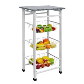 Fruteira Max Forte Tampo Granito - Desmontável - 10.617.01 - Branco