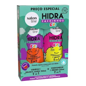 Shampoo + Condicionador Salon Line Hidra Cachinhos Kids 300ml