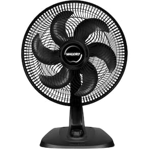 Ventilador Mallory Mesa Parede Turbo Fresh Preto 40cm 110V
