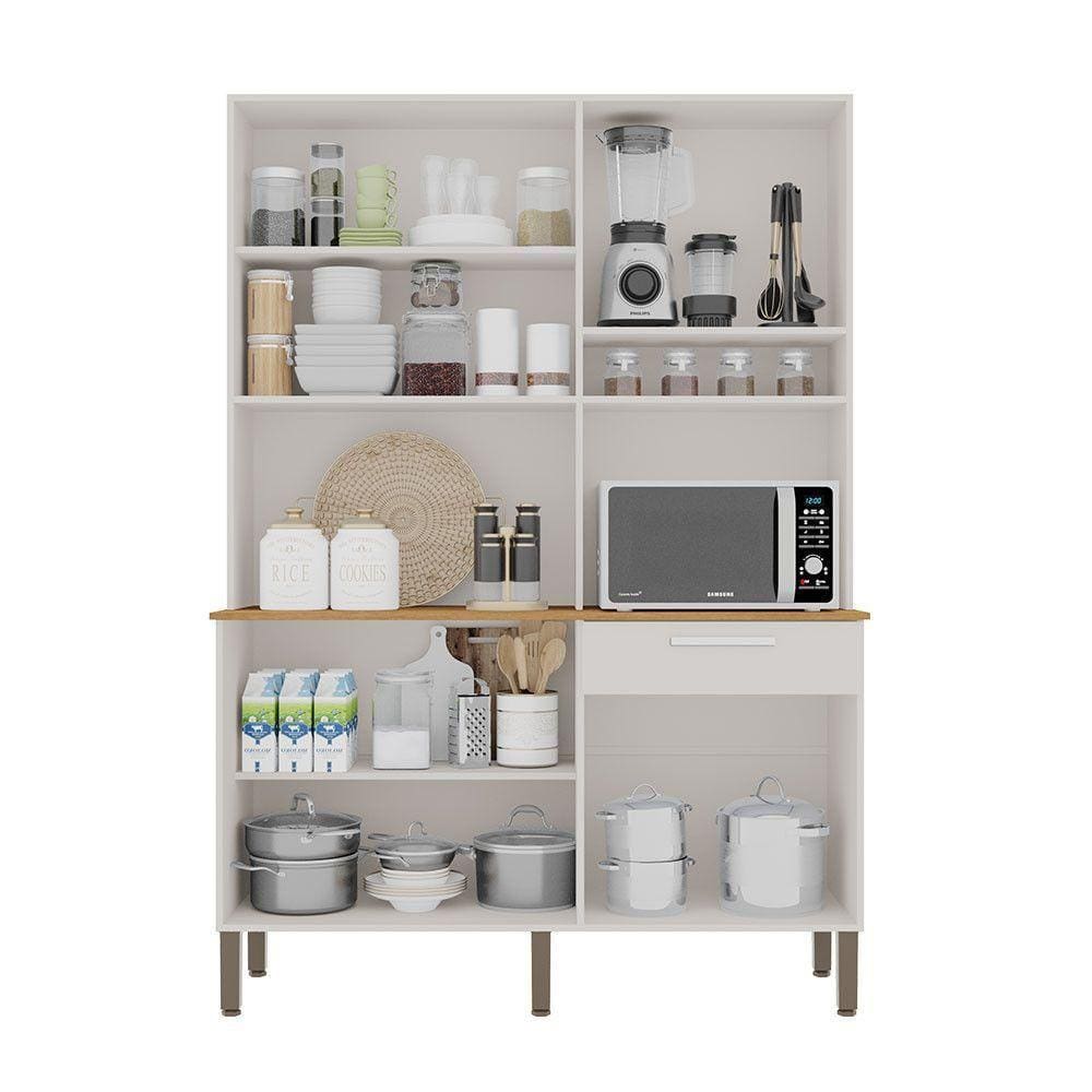 Armário Cozinha New Siena Salleto Branco