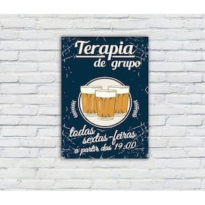 Quadro/Placa Decorativa MDF 20x28 Tema Cerveja