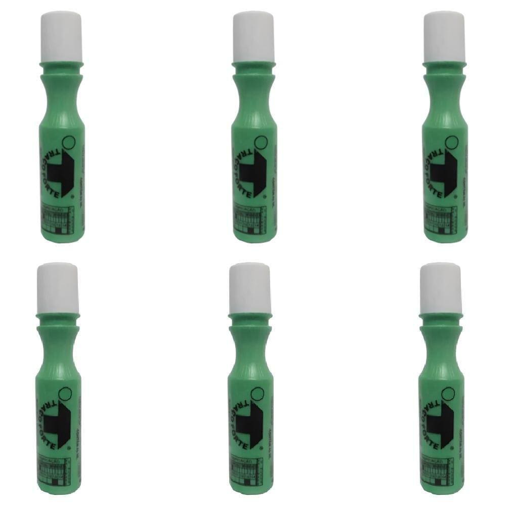 Kit com 6 Marcadores Industriais Varias Cores 3mm 60ml Híbrido BADEN