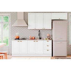 Cozinha Modulada Henn Americana 5 Peças (2 Armários + 2 Balcões + 1 Complemento) C5P15 Branco
