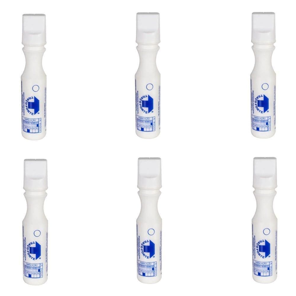 Kit com 6 Marcadores Industriais Varias Cores 3mm 60ml Híbrido BADEN