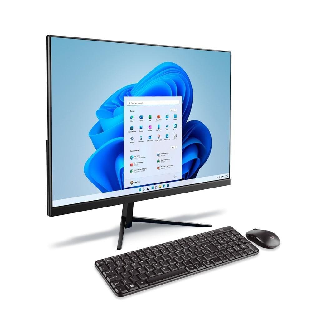 Computador All-in-One 23.8" Multilaser Ultra UB840, Core i3, Memória 4GB, SSD 120GB, Windows 11