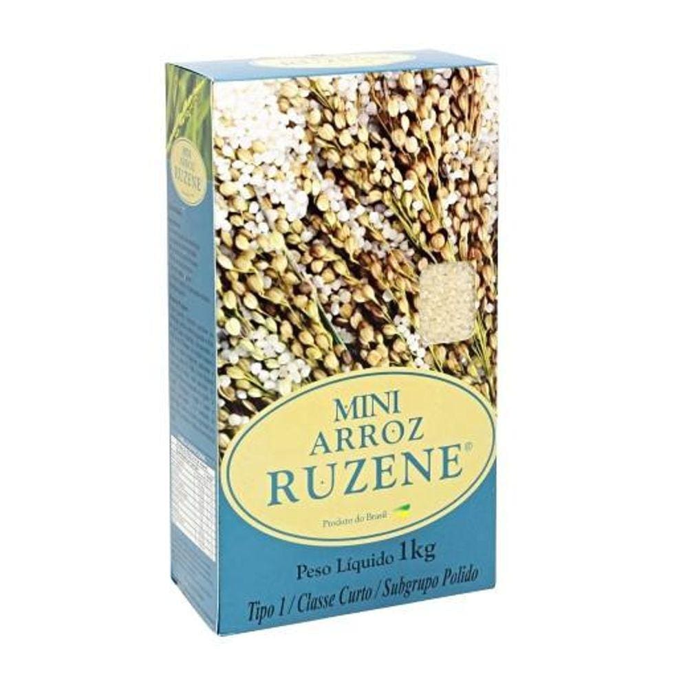 Mini Arroz Integral Curto Ruzene 1Kg