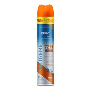 Desodorante Above Men Extreme Invisible Sport Aerossol Antitranspirante 72h 200ml