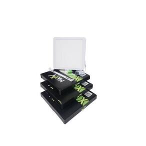 04 Plafon Painel Led Sobrepor Quadrado 18W 6500K Maxxy