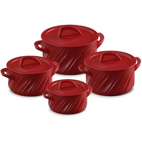 Jogo De Panelas Ceraflame Cerâmica Twist+ 4 Pç Pomodoro
