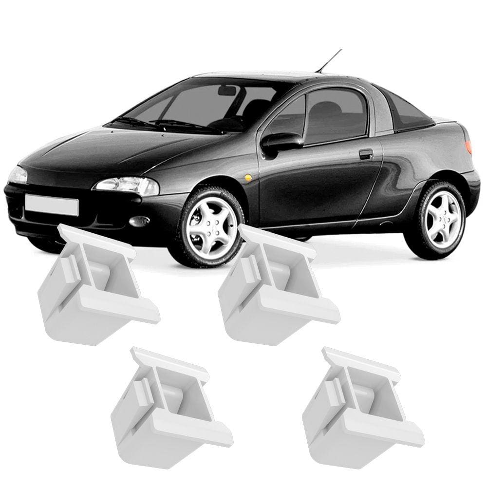 Kit 4 Buchas Presilhas Grampos Para Fixação Farol Tigra 98 99 2000
