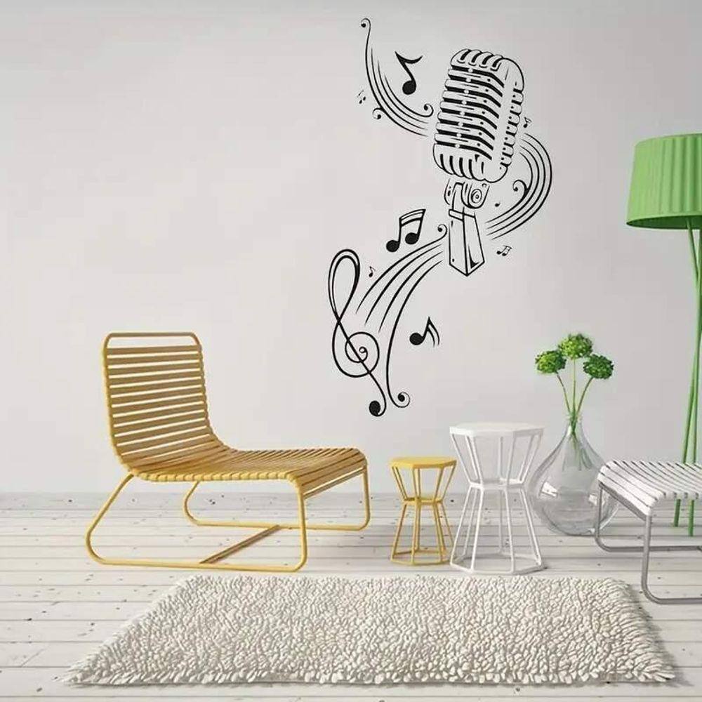 Adesivo De Parede Musica Mod03