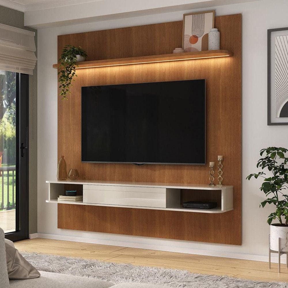 Painel Para TV até 75 Polegadas 1 Porta Led Belluno Artely