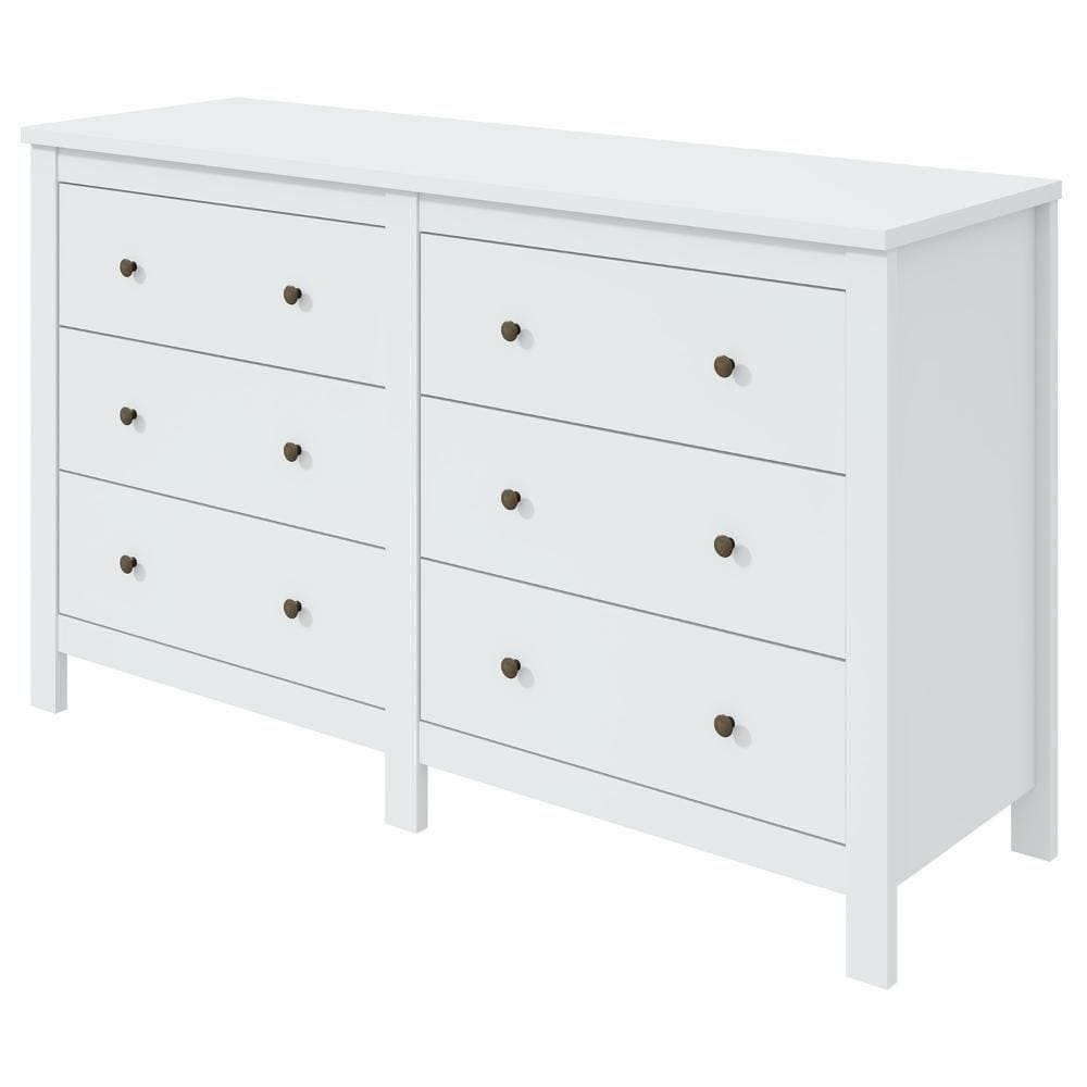 Cômoda Maggiore 6 Gavetas Branco Lopas
