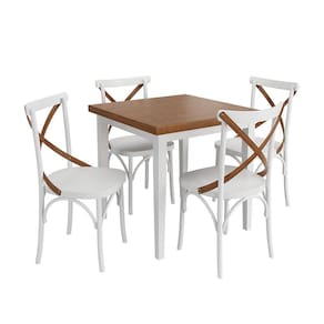 Conjunto Sala de Jantar e Cozinha Com 4 Cadeiras X Madeira Maciça