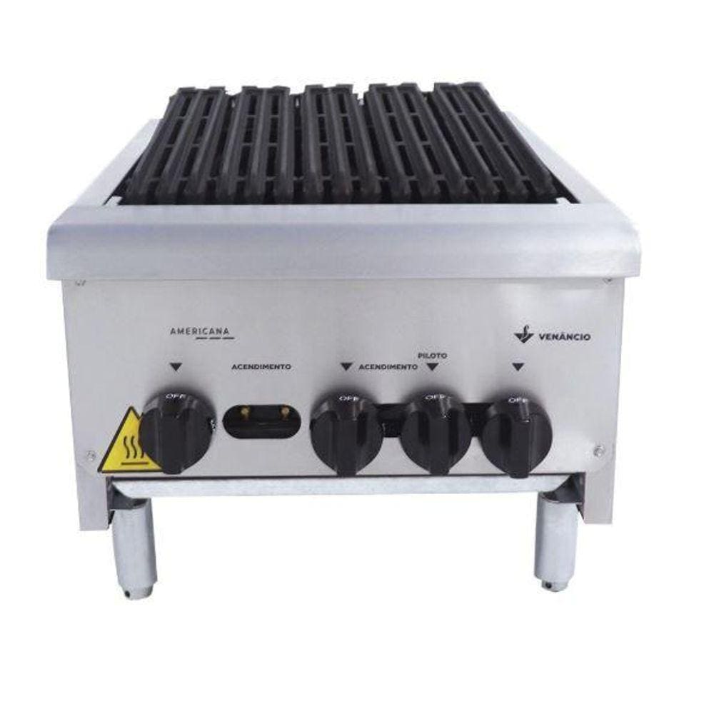 Charbroiler Venâncio 45 cm Profissional a Gás Cgg45 Gás Natural