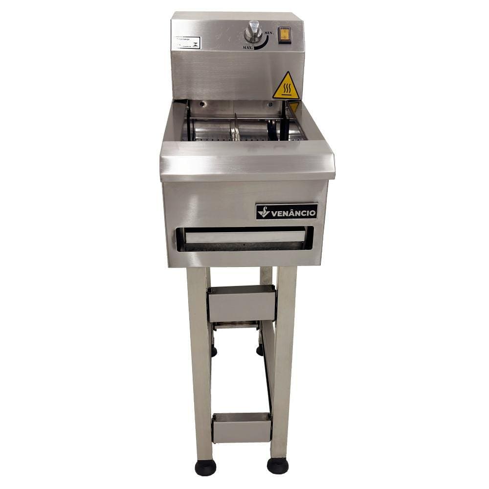 Conservador de Fritura Elétrico Venâncio Linha Prime 30 cm 9 Litros Com Cavalete 220V PCF12-ME-PCE030