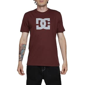 Camiseta DC Shoes DC Star Color WT24 Masculina Bordo