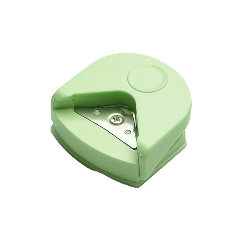 Mini Canteadeira Portátil para Papel Raio de 5mm Verde