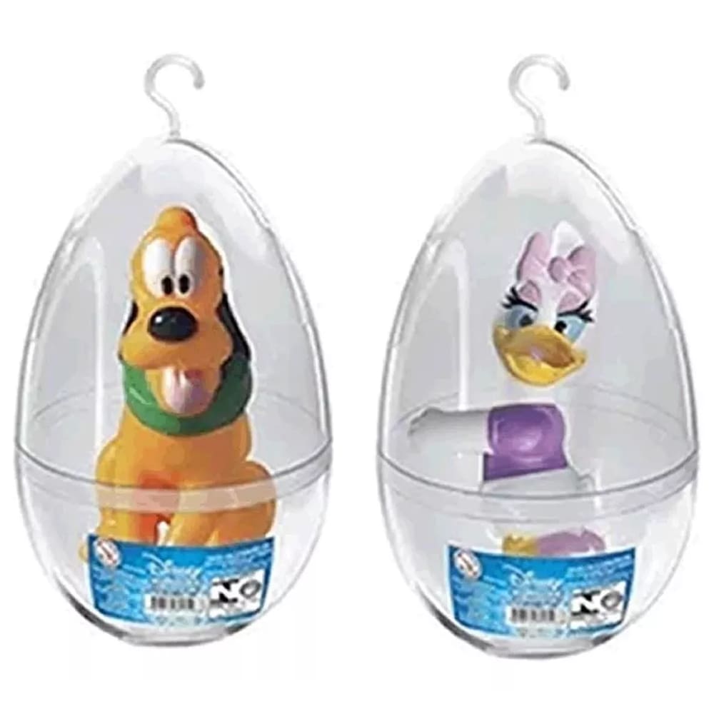 Bonecos de Vinil Agarradinho Margarida e Pluto Disney Líder