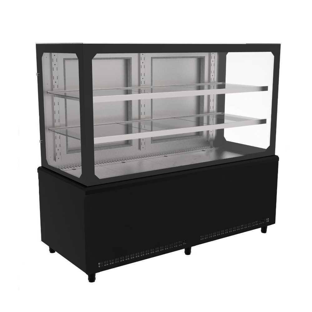 Balcão Vitrine Refrigerada 1,50 Metros Prime Preta PBV15 220V - Venâncio
