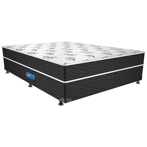 Cama Box Conjugado Casal: Colchão Molas Prolastic Prodormir Springs Pillow Black (138x188x41)