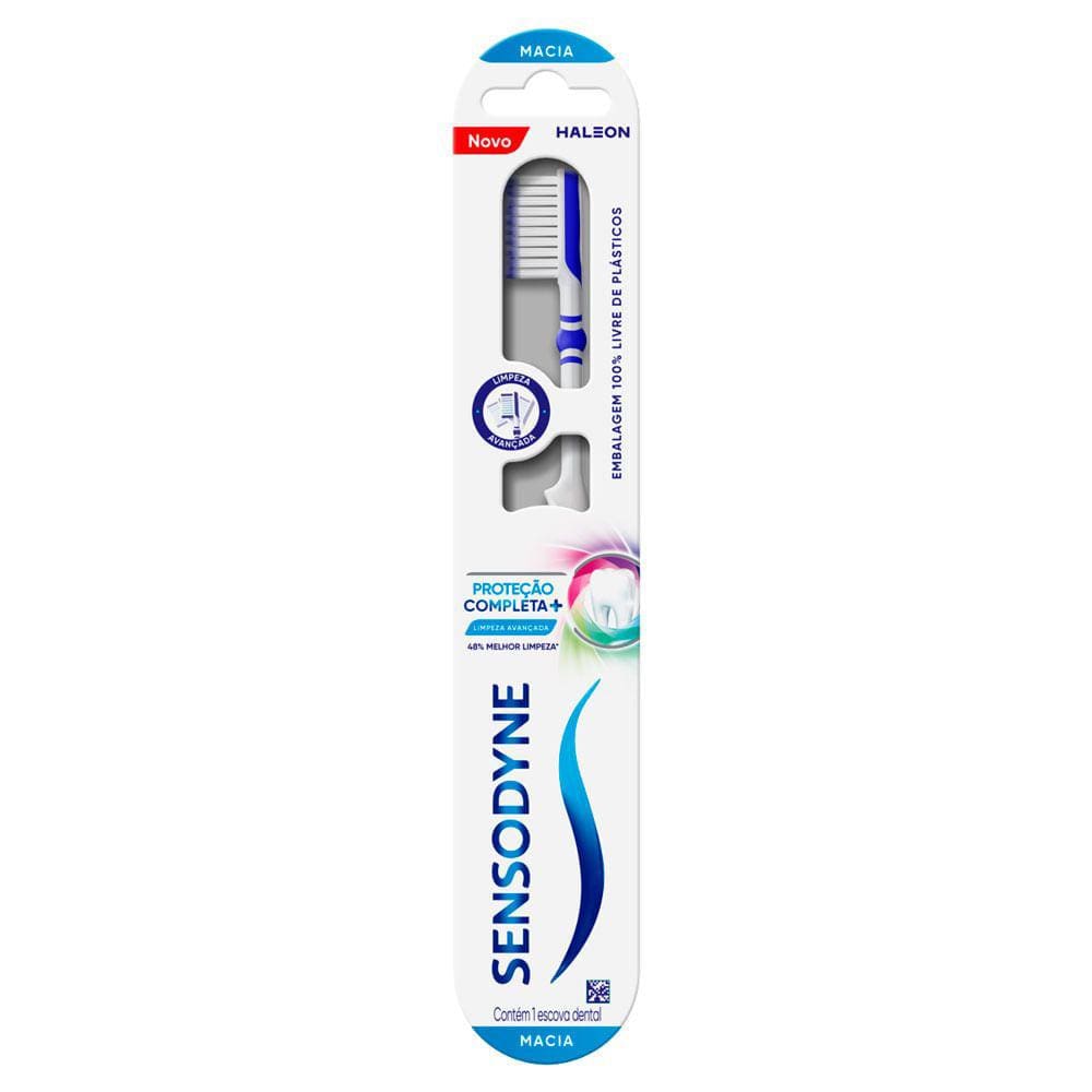 Escova Dental Sensodyne Proteção Completa Macia 1 Unidade